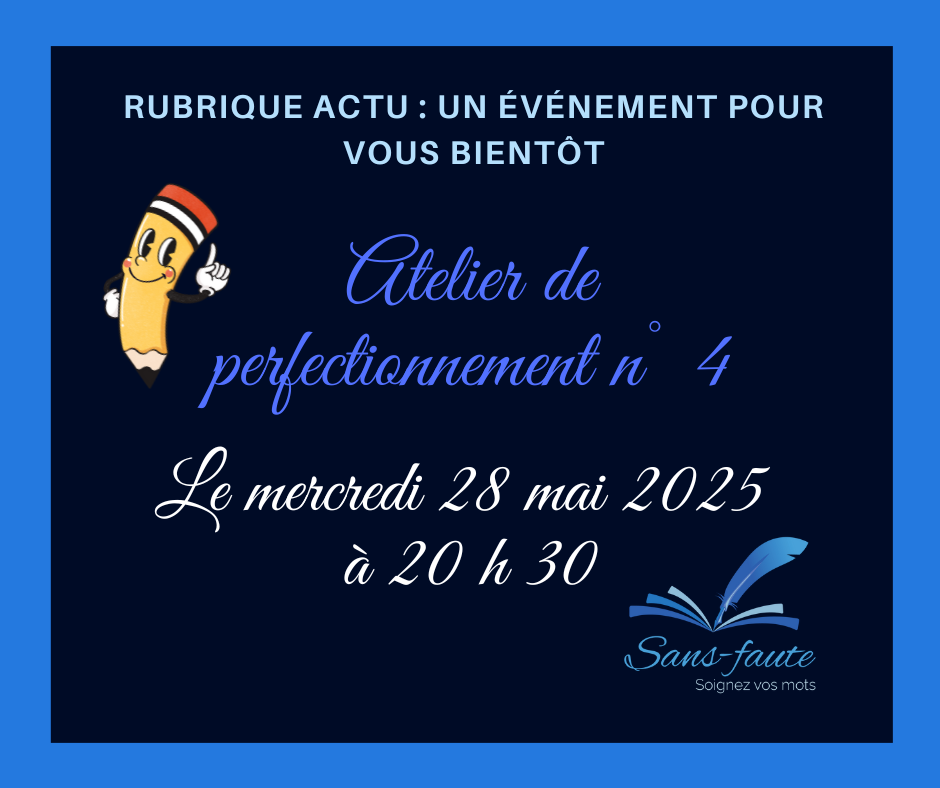 Inscription aux ateliers